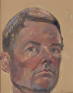Original oil self portrait painting no.10316