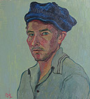 Original oil self portrait painting no.231