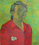 Original oil self portrait painting no.243