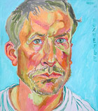Original oil self portrait painting no.665