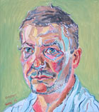 Original oil self portrait painting no.666